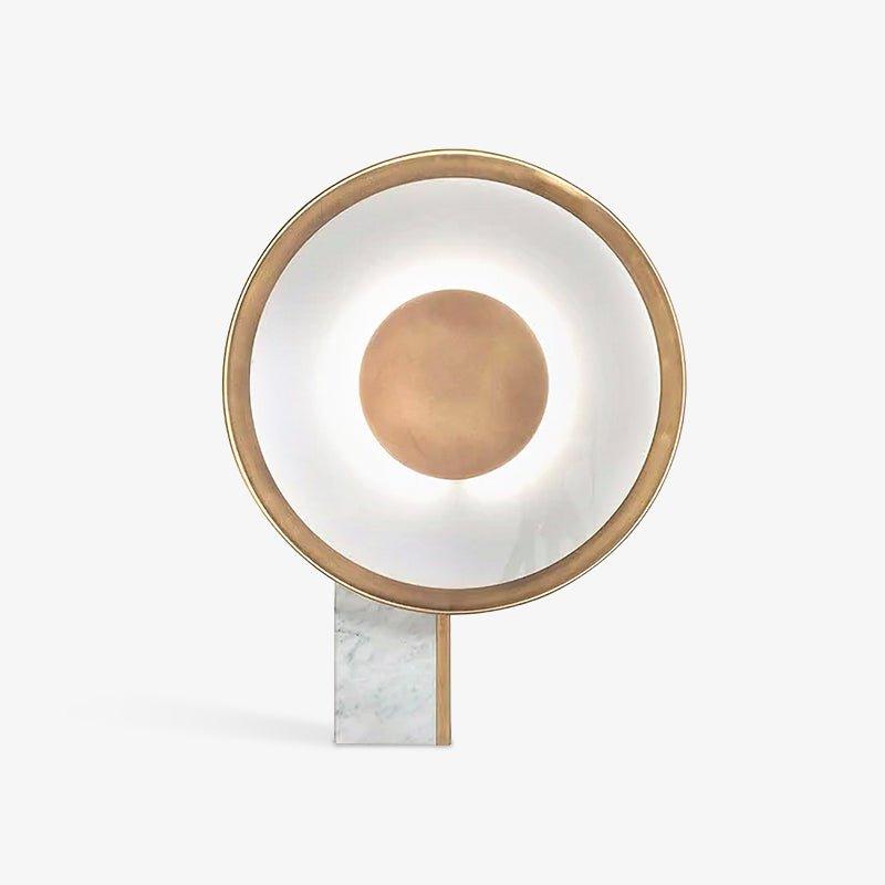 MarbleGlow | Elegant Modern Table Lamp with Integrated LED Light 0