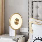 MarbleGlow | Elegant Modern Table Lamp with Integrated LED Light 2