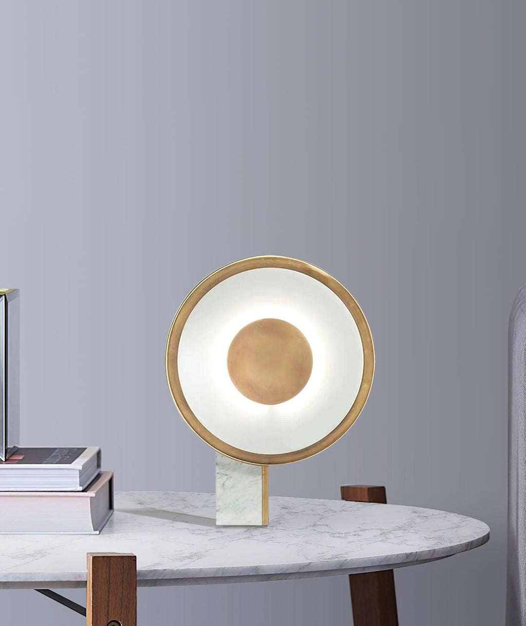 MarbleGlow | Elegant Modern Table Lamp with Integrated LED Light 4