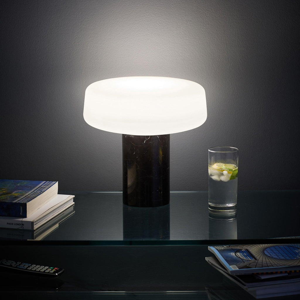 MarbleGlow | Elegant Polished Marble Table Lamps for Living Room 2