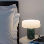 MarbleGlow | Elegant Polished Marble Table Lamps for Living Room 4