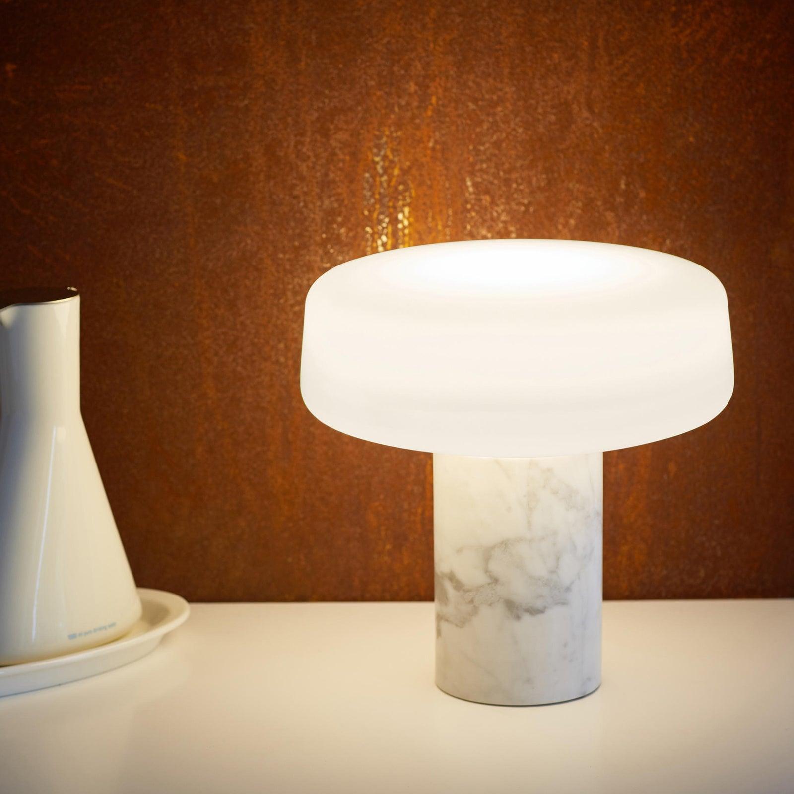 MarbleGlow | Elegant Polished Marble Table Lamps for Living Room 5
