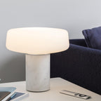 MarbleGlow | Elegant Polished Marble Table Lamps for Living Room 6