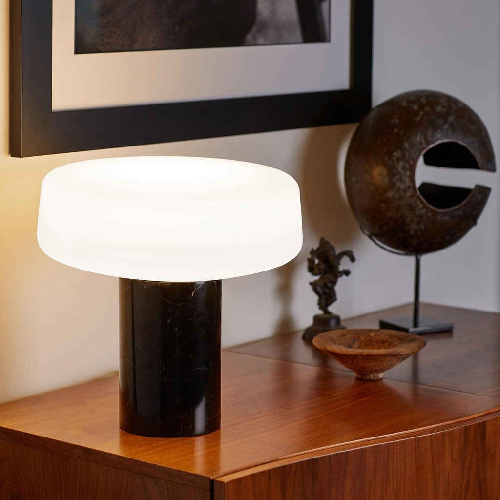 MarbleGlow | Elegant Polished Marble Table Lamps for Living Room 7