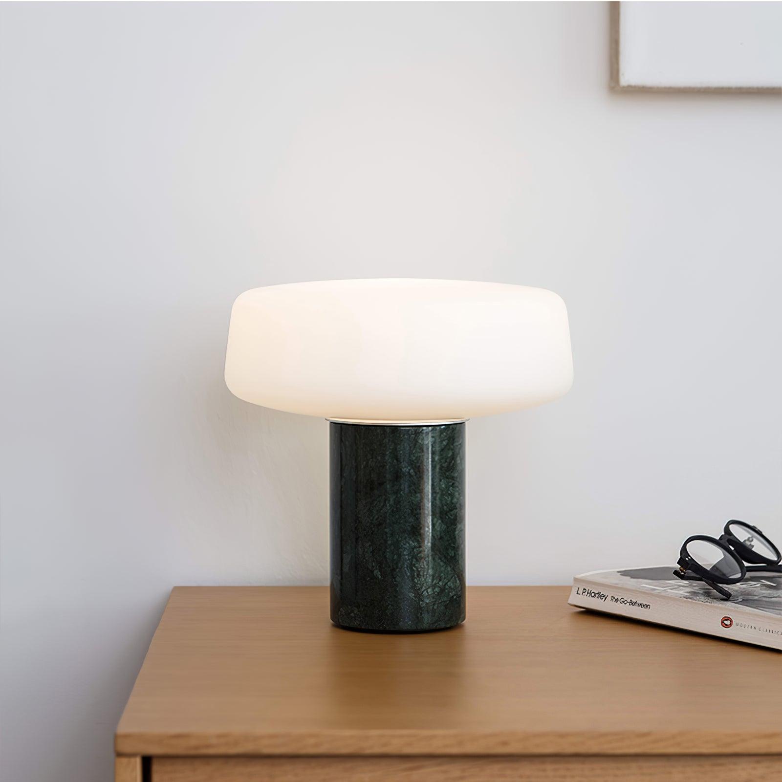 MarbleGlow | Elegant Polished Marble Table Lamps for Living Room 9