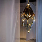 MirraLux | Stunning Modern Glass Stone Dining Room Chandelier 3