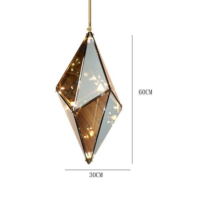 MirraLux | Stunning Modern Glass Stone Dining Room Chandelier 7