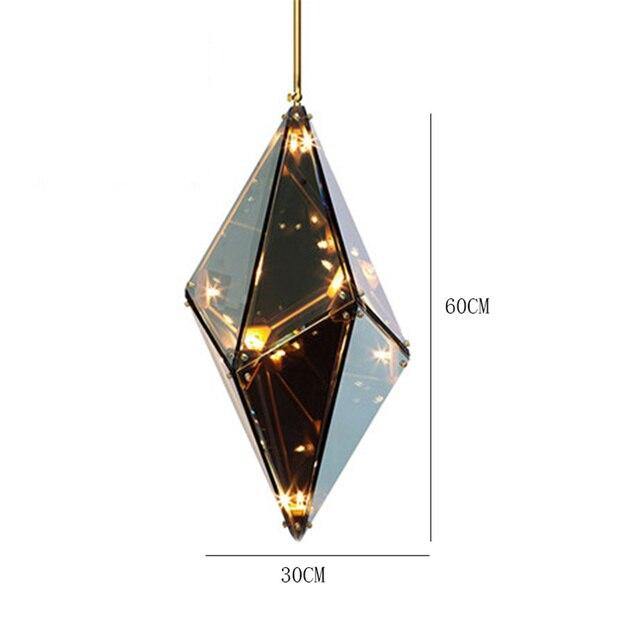 MirraLux | Stunning Modern Glass Stone Dining Room Chandelier 8