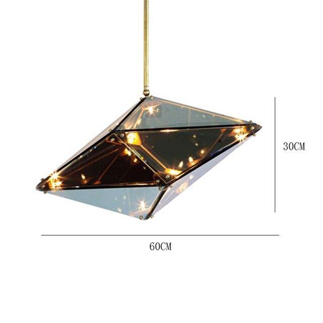 MirraLux | Stunning Modern Glass Stone Dining Room Chandelier 9