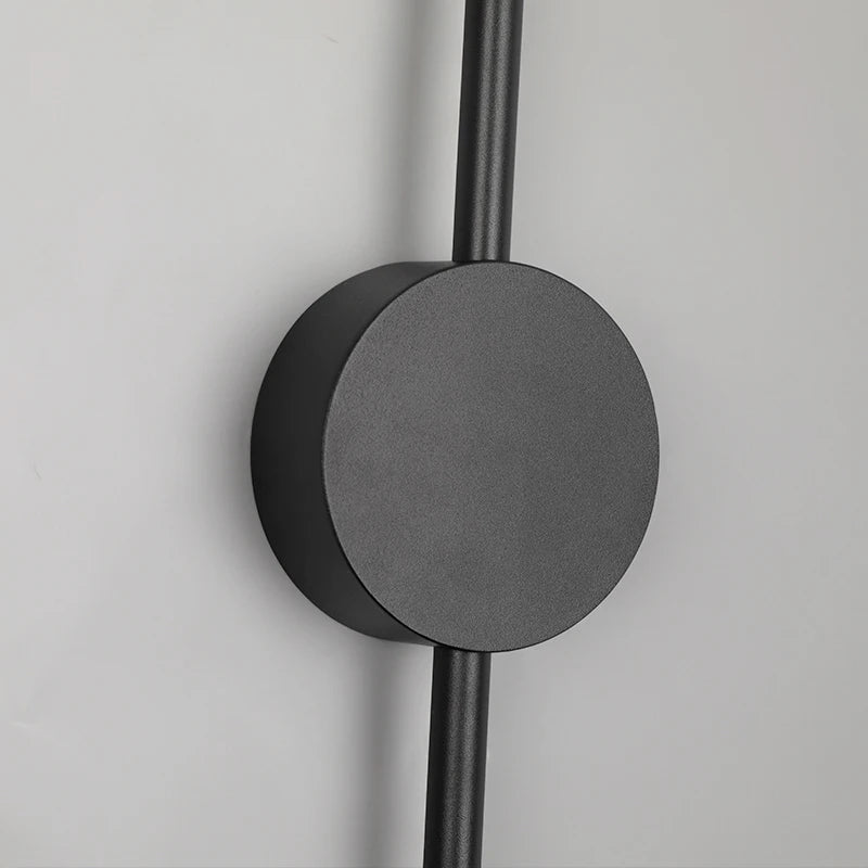 Black LED Wall light | Modern Adjustable-Color Lighting, Aluminum & Iron Design
