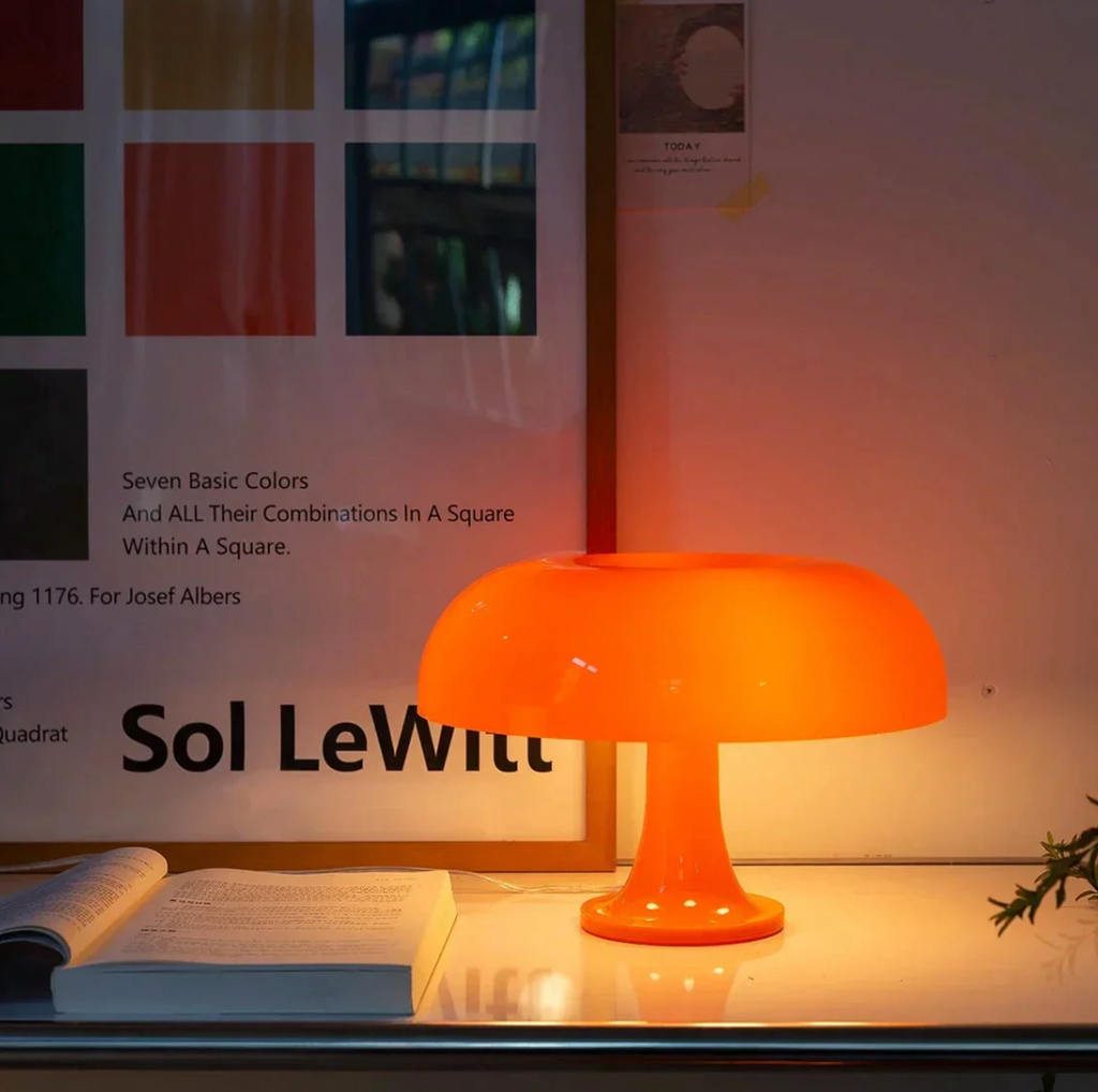 MushroomGlow | Elegant Modern LED Bedside Table Lamp for Cozy Ambiance 0