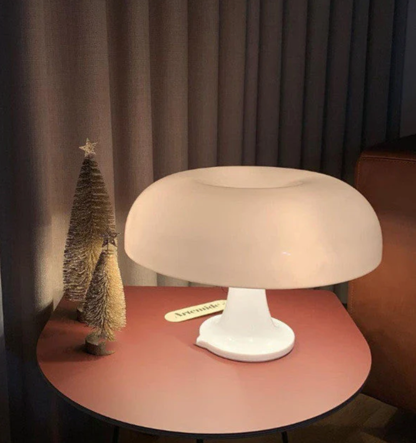 MushroomGlow | Elegant Modern LED Bedside Table Lamp for Cozy Ambiance 1