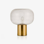 Mushroom Glow | Elegant Nostalgic Table Lamp with Gold Base 1