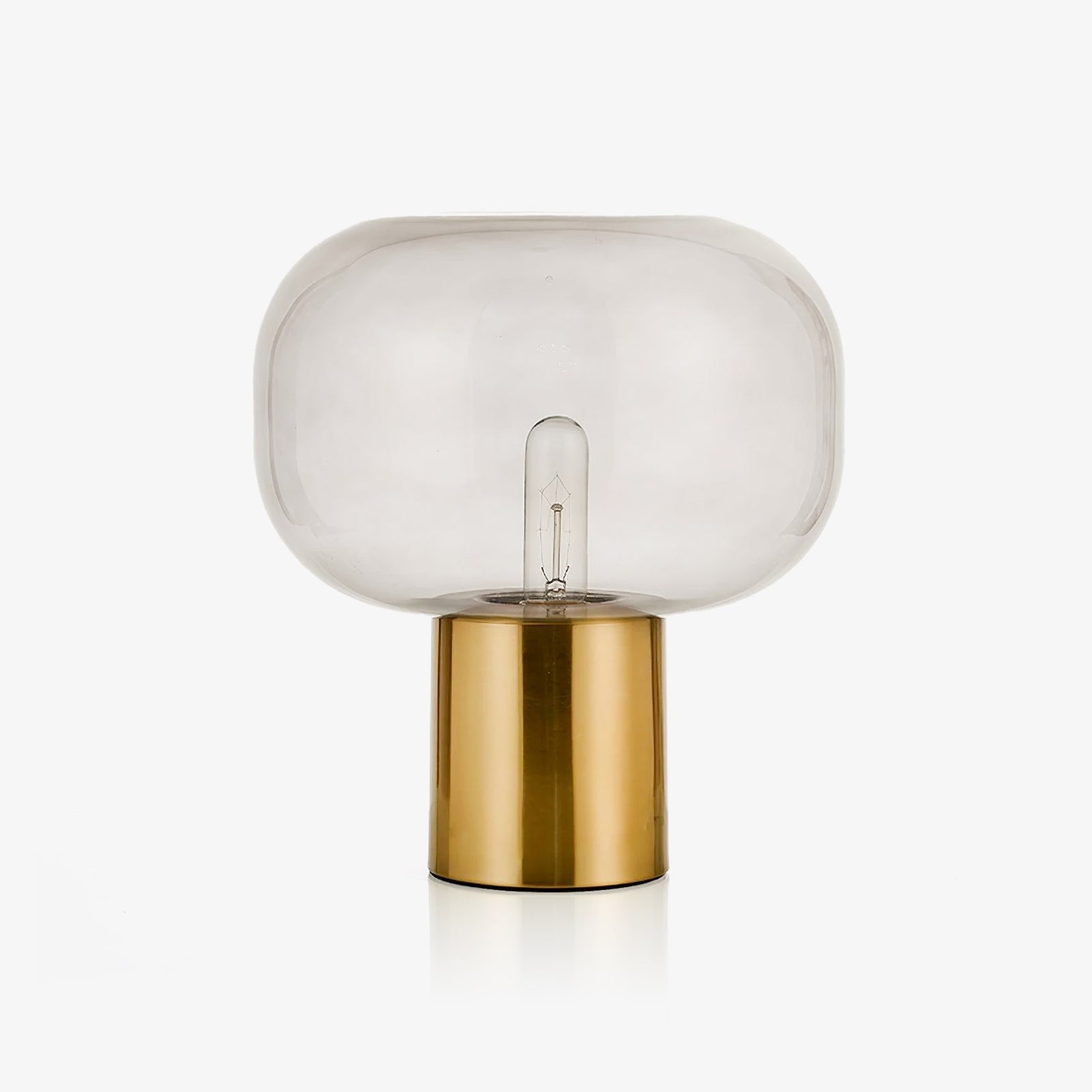 Mushroom Glow | Elegant Nostalgic Table Lamp with Gold Base 1