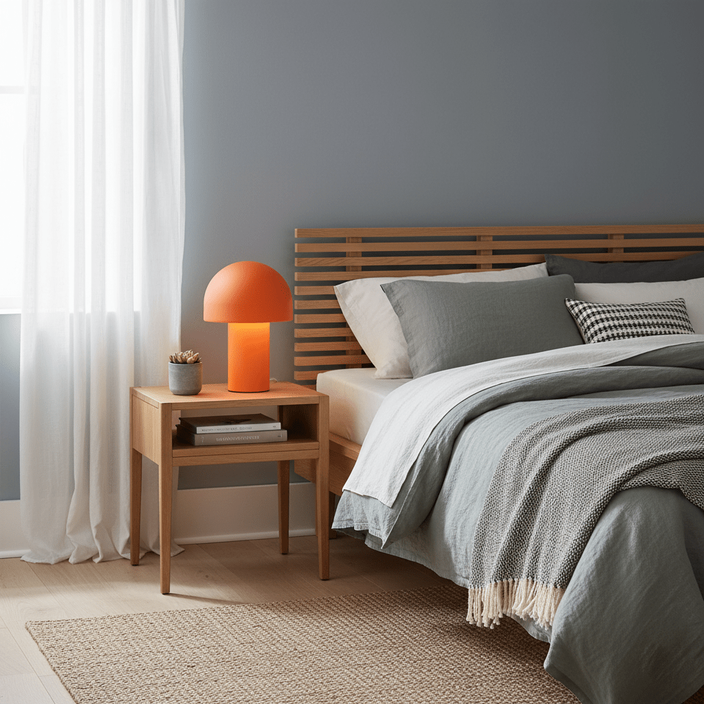 Mushroom Glow | Stylish Compact Table Lamp for Bedroom and Desk 3