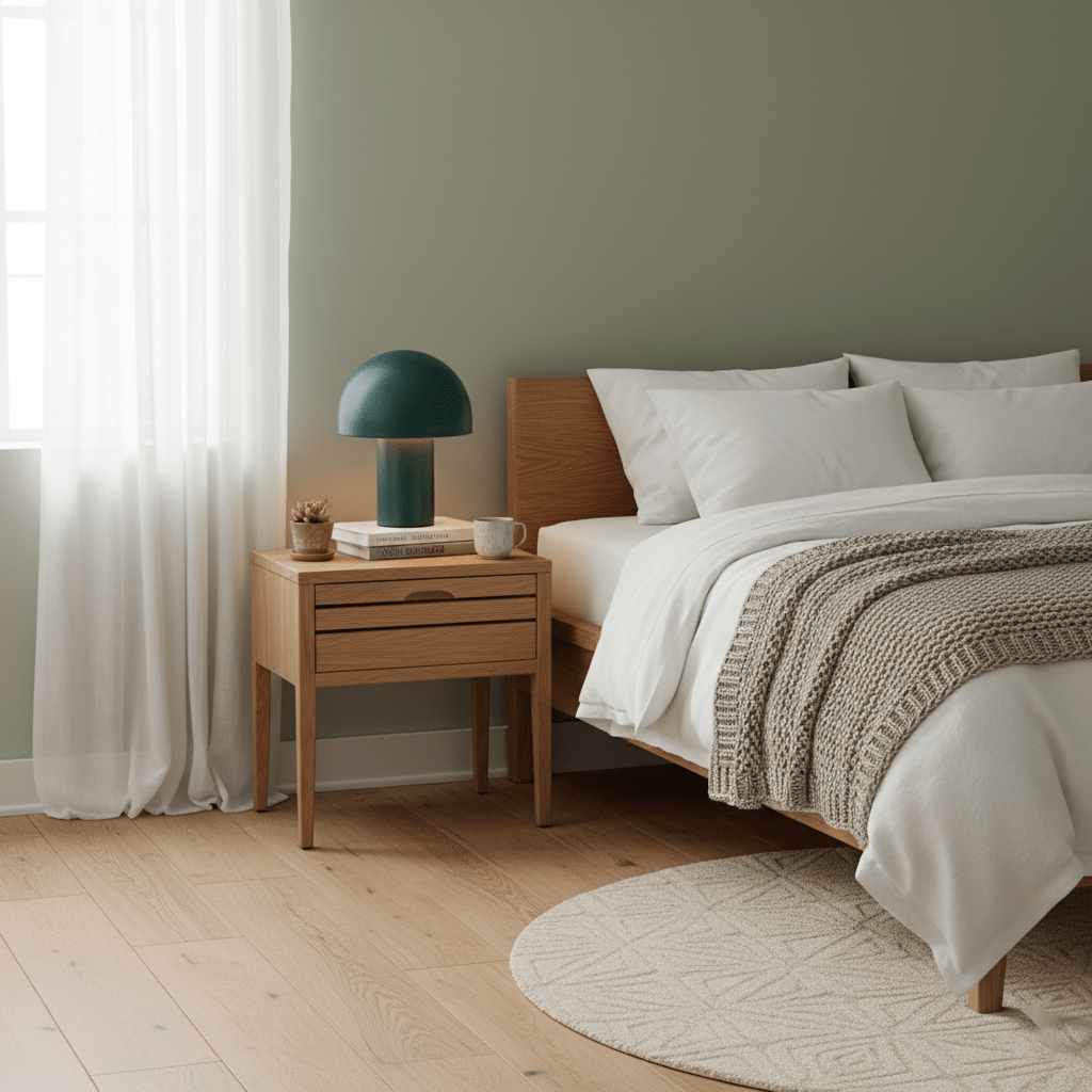 Mushroom Glow | Stylish Compact Table Lamp for Bedroom and Desk 5