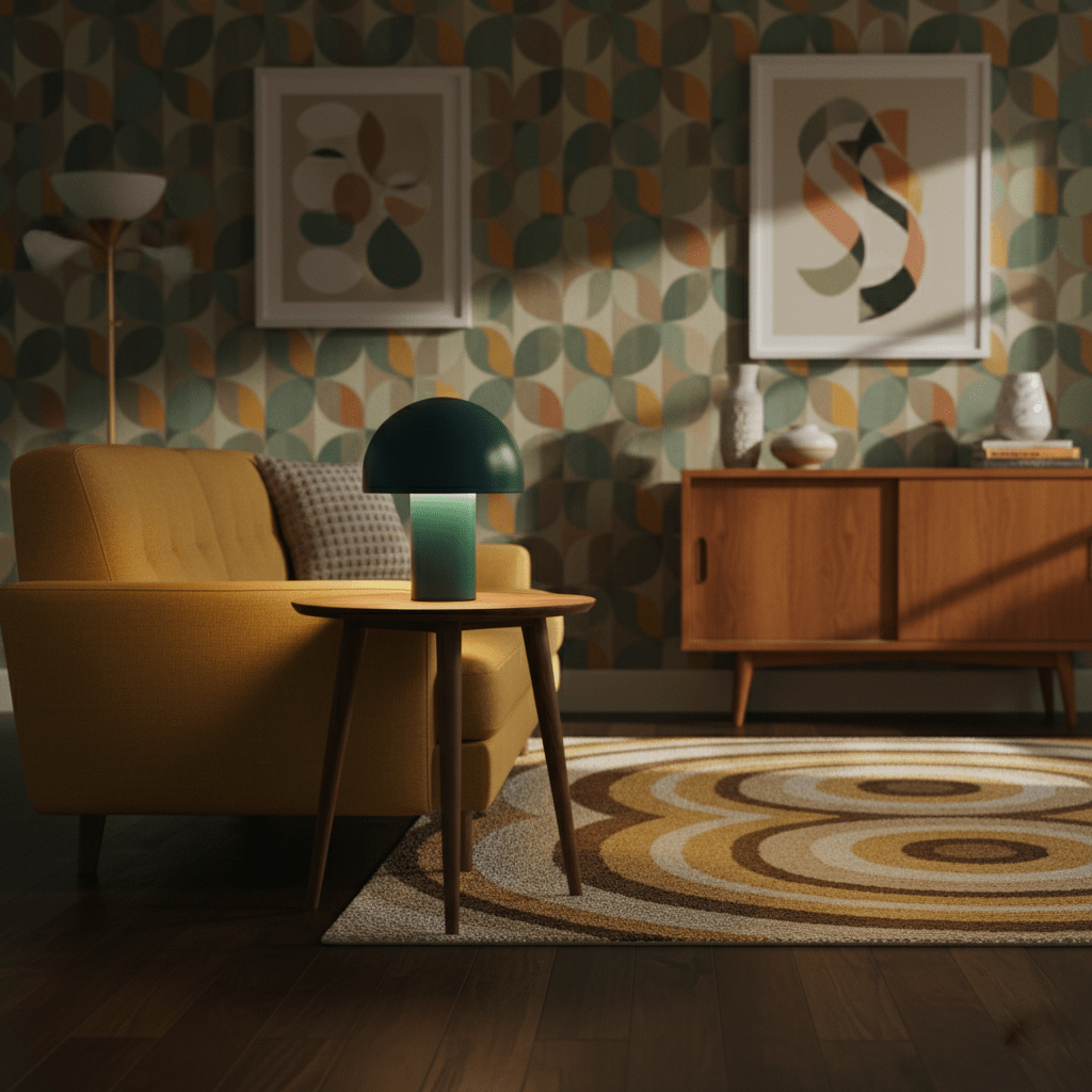 Mushroom Glow | Stylish Compact Table Lamp for Bedroom and Desk 8