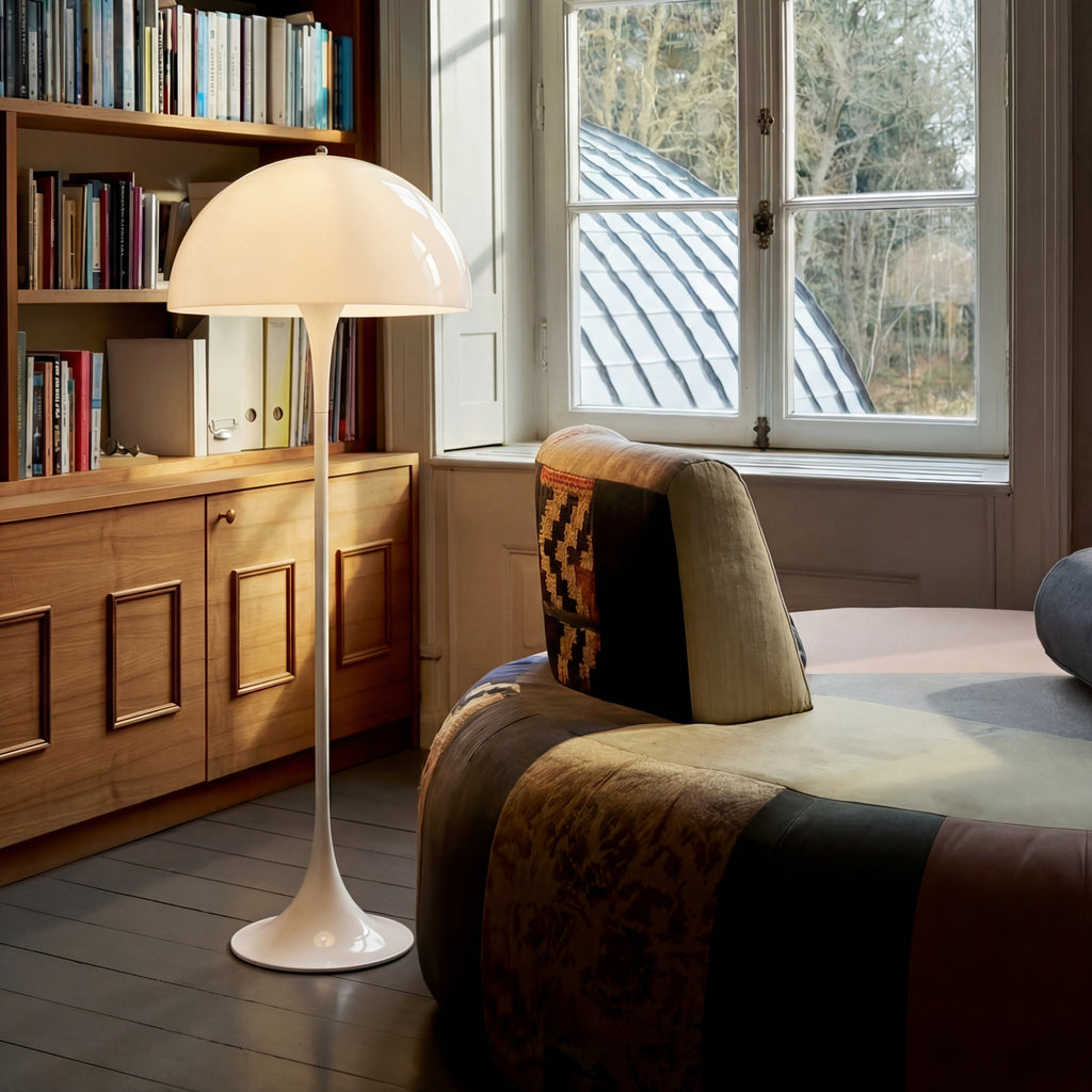 Organic Glow | Elegant Modern Acrylic Standing Floor Lamp 0