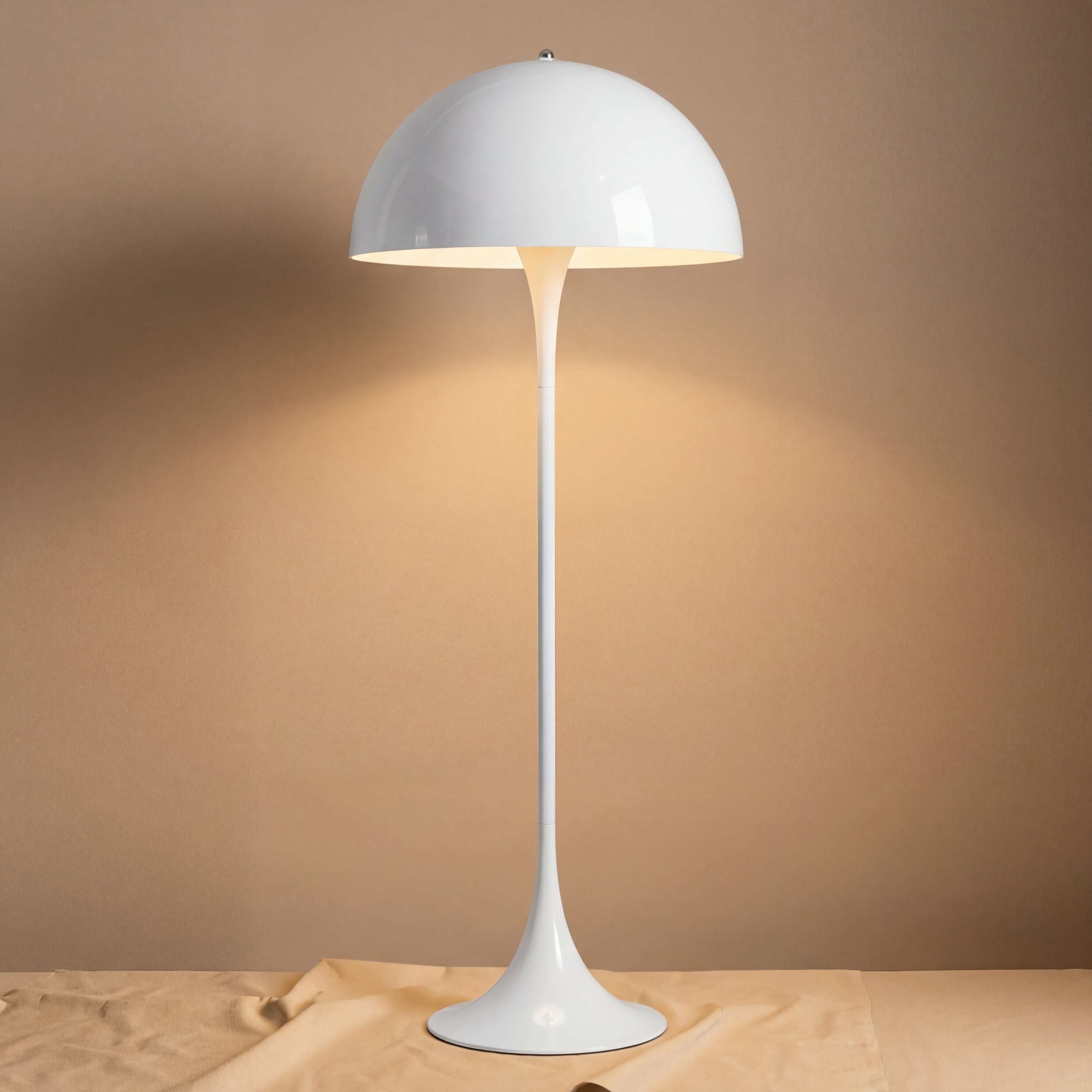 Organic Glow | Elegant Modern Acrylic Standing Floor Lamp 2