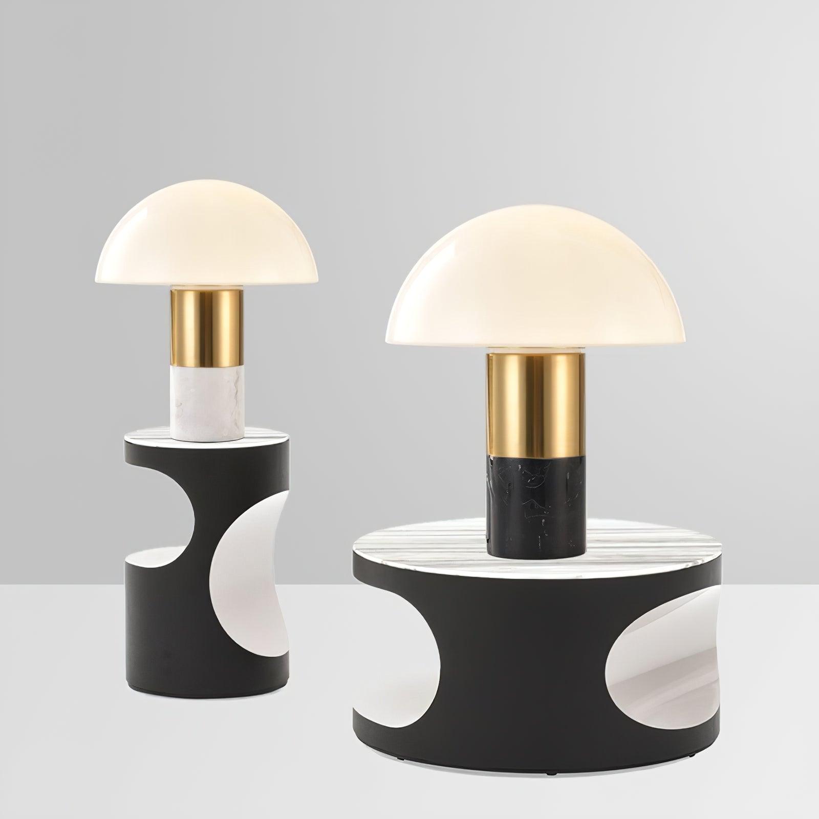 Orly | Elegant Minimalist Marble Table Lamp for Bedside or Living Room 2