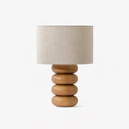 Orwyn | Elegant Organic Wood Sculptural Table Lamp for Bedside or Living Room 0