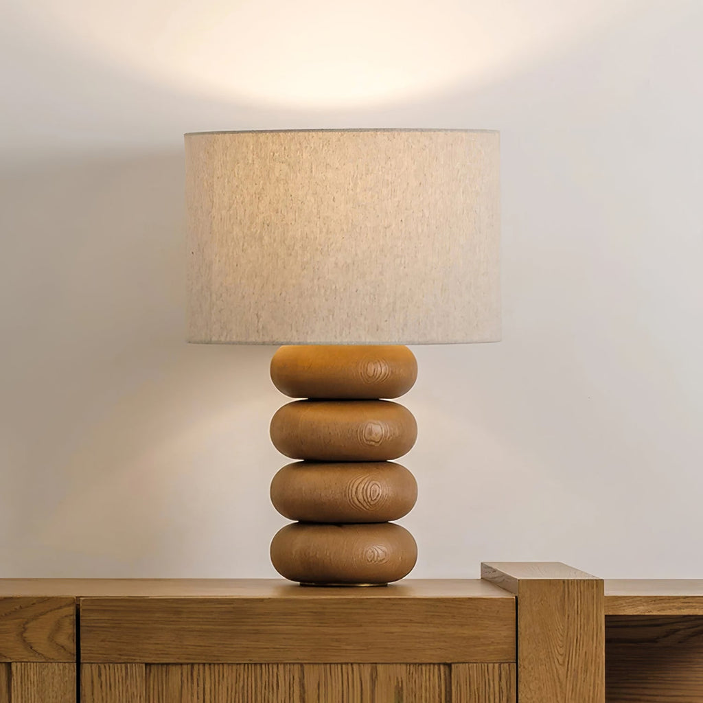 Orwyn | Elegant Organic Wood Sculptural Table Lamp for Bedside or Living Room 1