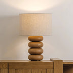 Orwyn | Elegant Organic Wood Sculptural Table Lamp for Bedside or Living Room 1