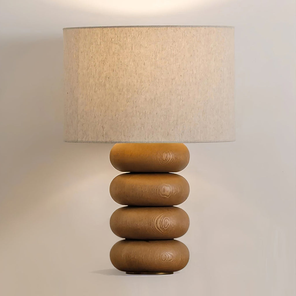 Orwyn | Elegant Organic Wood Sculptural Table Lamp for Bedside or Living Room 6