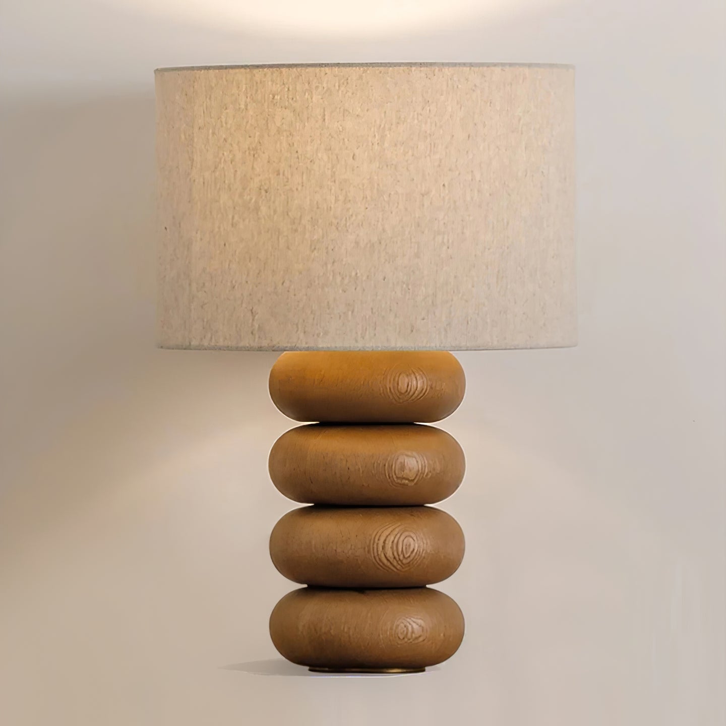 Orwyn | Elegant Organic Wood Sculptural Table Lamp for Bedside or Living Room 6
