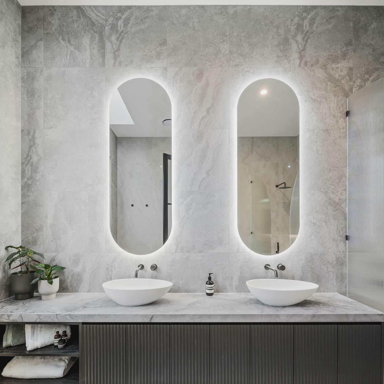 Palermo | Elegant Smart LED Oval Dressing Mirror with Bluetooth Audio 0