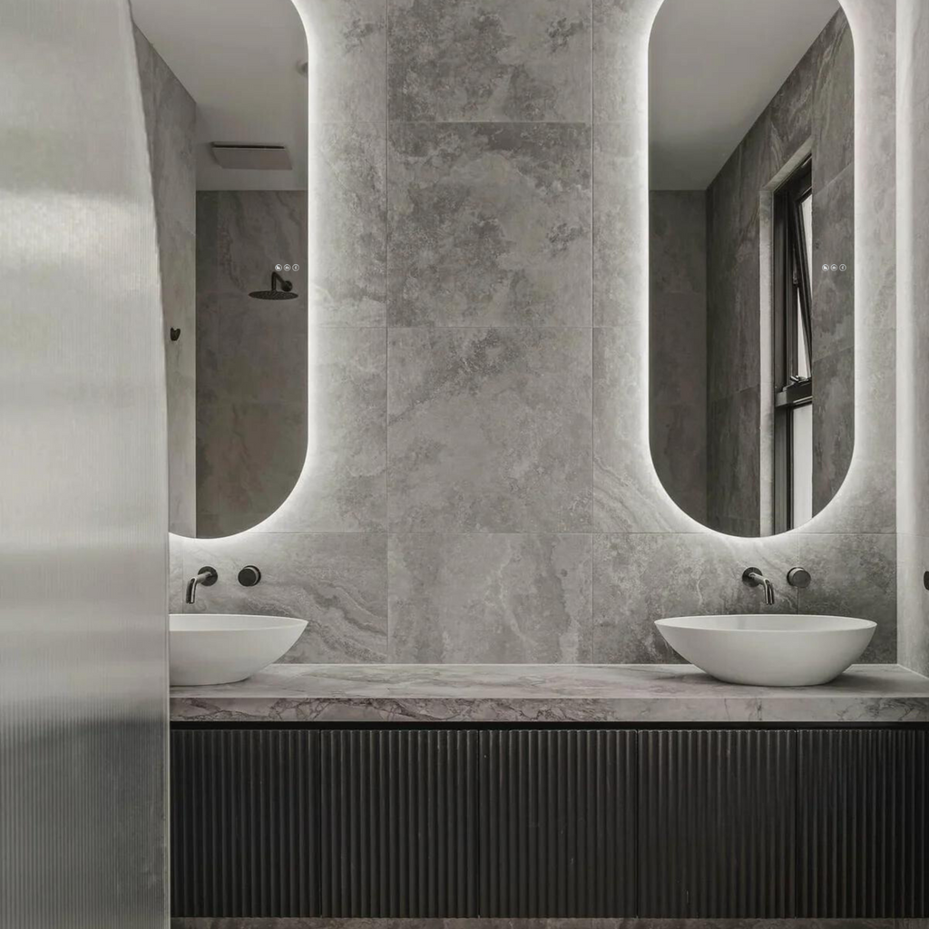 Palermo | Elegant Smart LED Oval Dressing Mirror with Bluetooth Audio 3