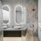 Palermo | Elegant Smart LED Oval Dressing Mirror with Bluetooth Audio 4