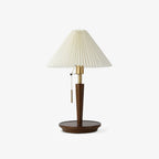 Polina | Elegant Minimalist Linen Table Lamp for Bedroom or Living Room 1
