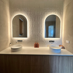Positano Arch | Stylish Compact LED Bathroom Mirror with Lights 1
