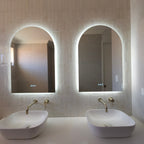 Positano Arch | Stylish Compact LED Bathroom Mirror with Lights 5