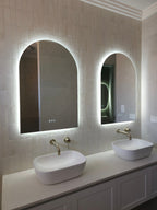 Positano Arch | Stylish Compact LED Bathroom Mirror with Lights 7