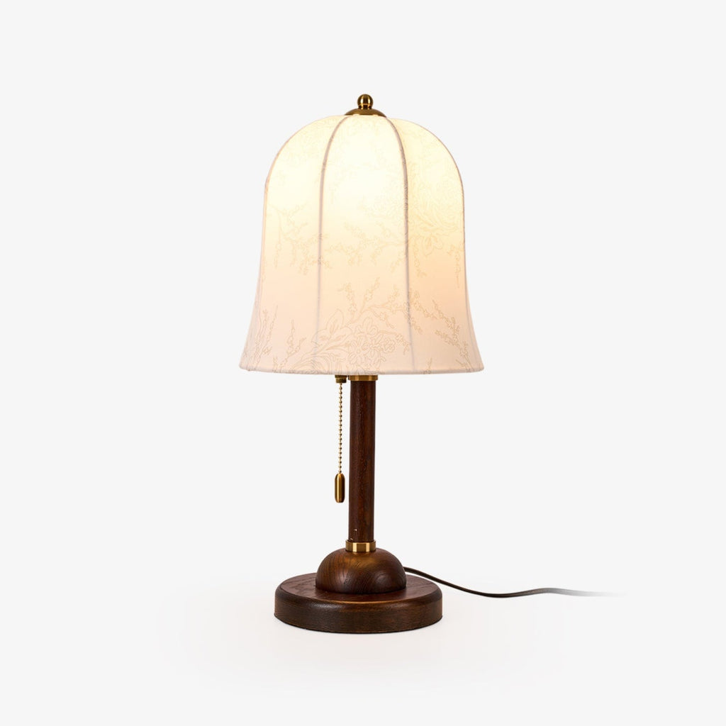 Regalwood | Elegant Wooden Table Lamp for Bedside or Living Room 1