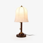 Regalwood | Elegant Wooden Table Lamp for Bedside or Living Room 1