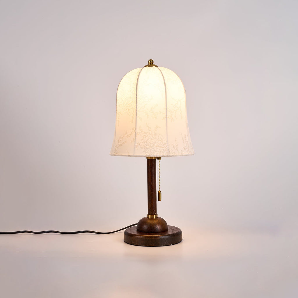 Regalwood | Elegant Wooden Table Lamp for Bedside or Living Room 2