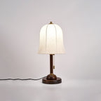 Regalwood | Elegant Wooden Table Lamp for Bedside or Living Room 3