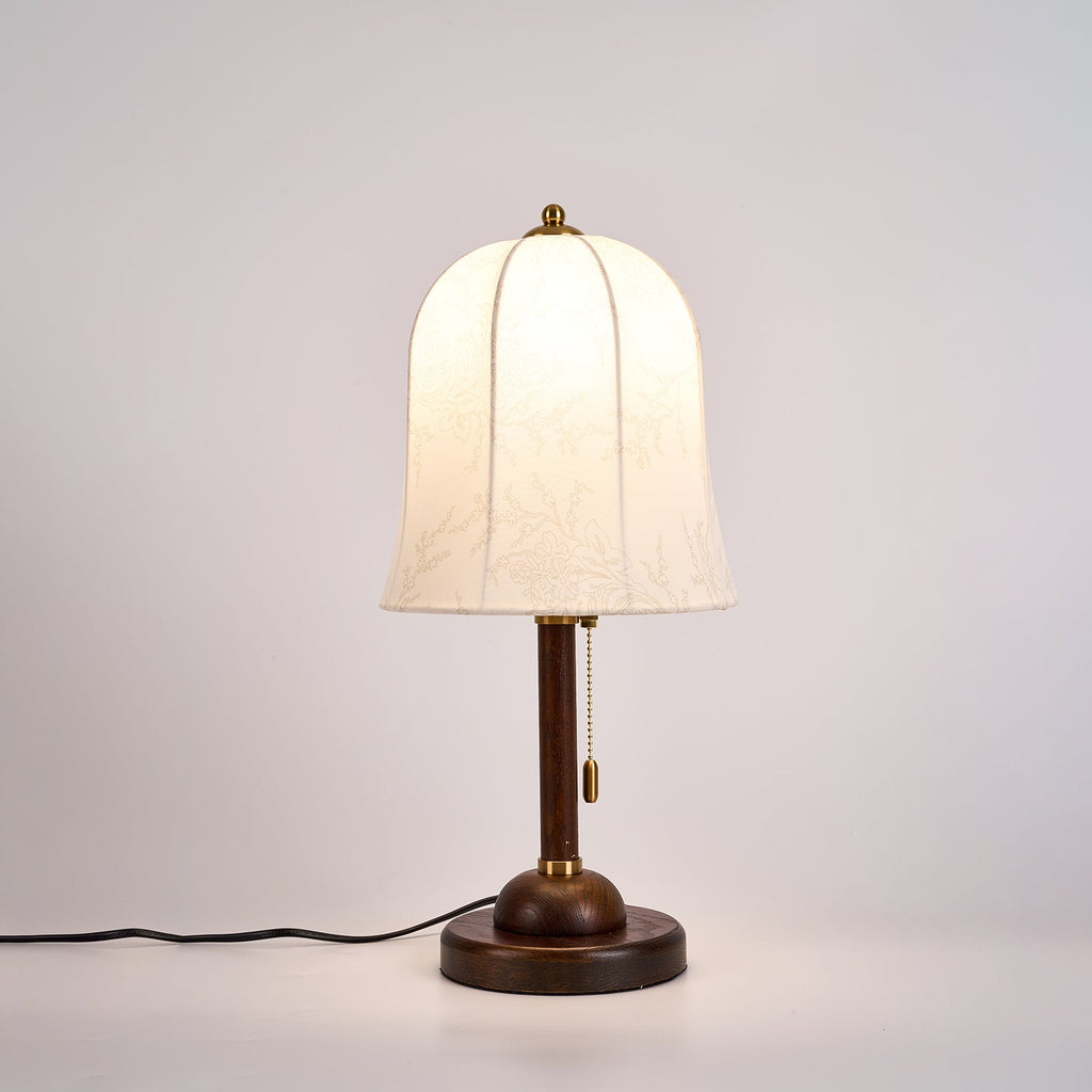 Regalwood | Elegant Wooden Table Lamp for Bedside or Living Room 4