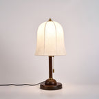 Regalwood | Elegant Wooden Table Lamp for Bedside or Living Room 4