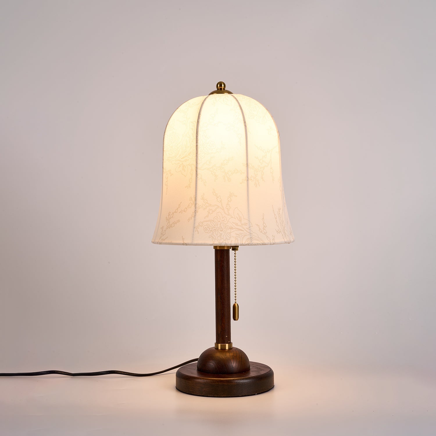 Regalwood | Elegant Wooden Table Lamp for Bedside or Living Room 5