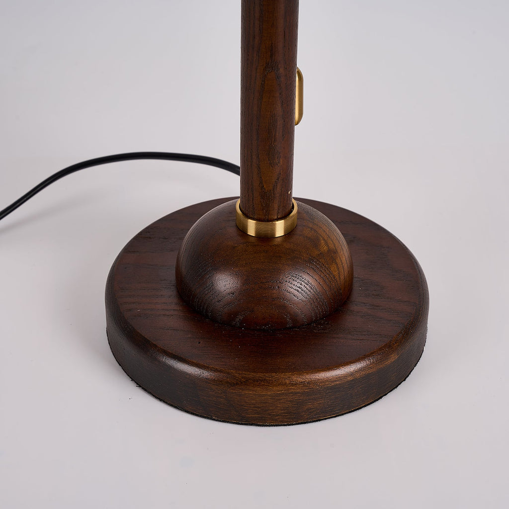 Regalwood | Elegant Wooden Table Lamp for Bedside or Living Room 7
