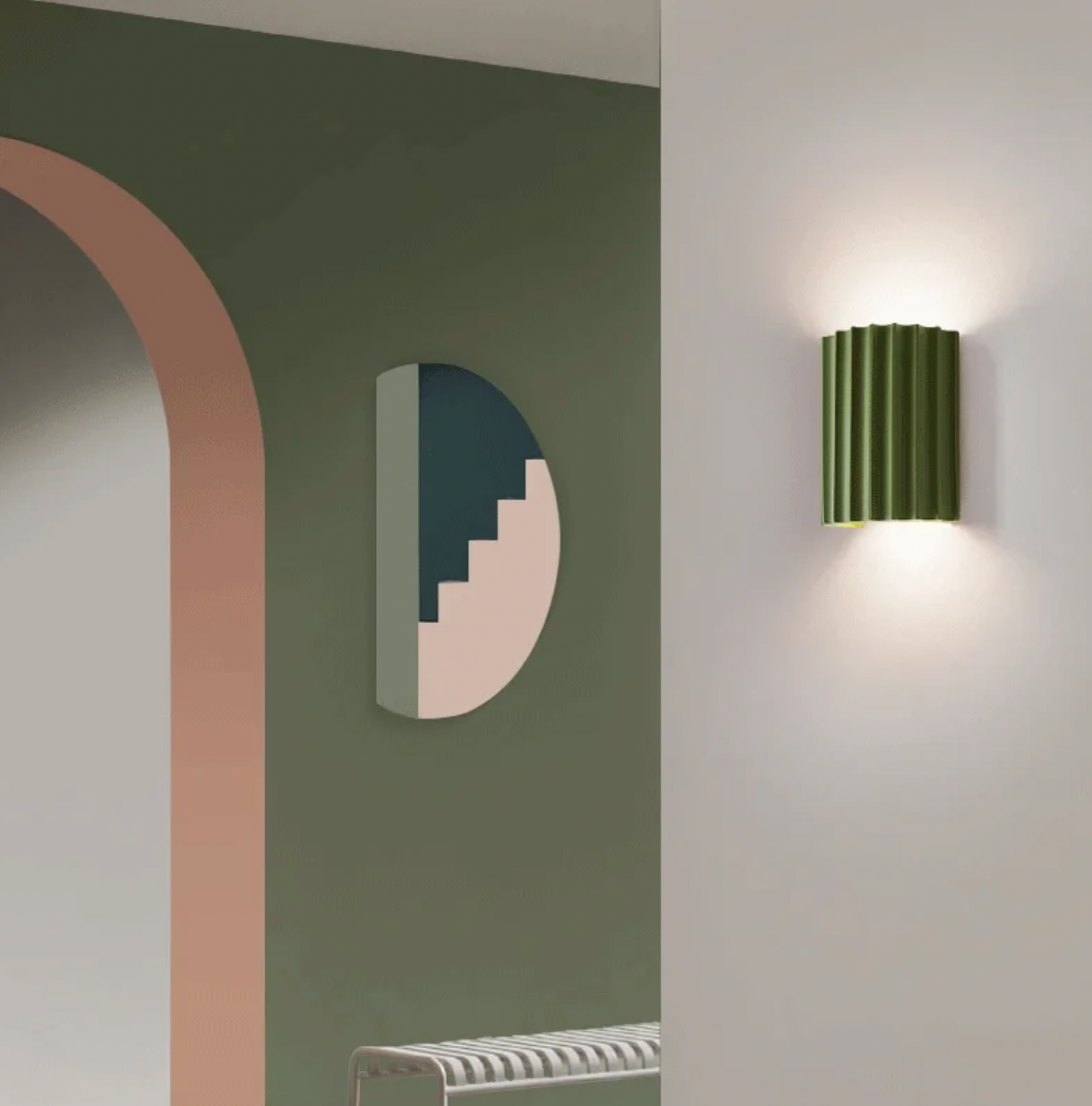 ResinGlow | Modern Elegant LED Wall Light Fixture for Contemporary Spaces 2