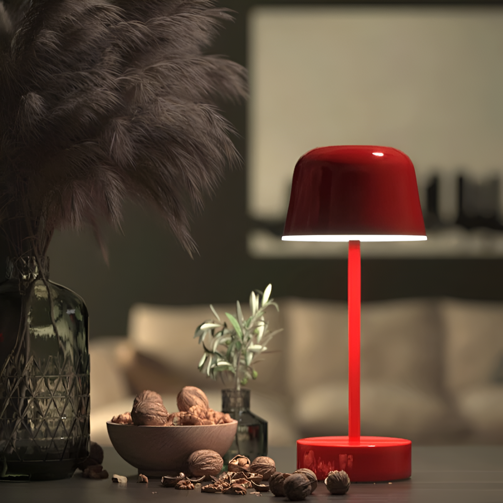 RetroGlow | Stylish Versatile Cordless LED Table Lamp for Any Space 1