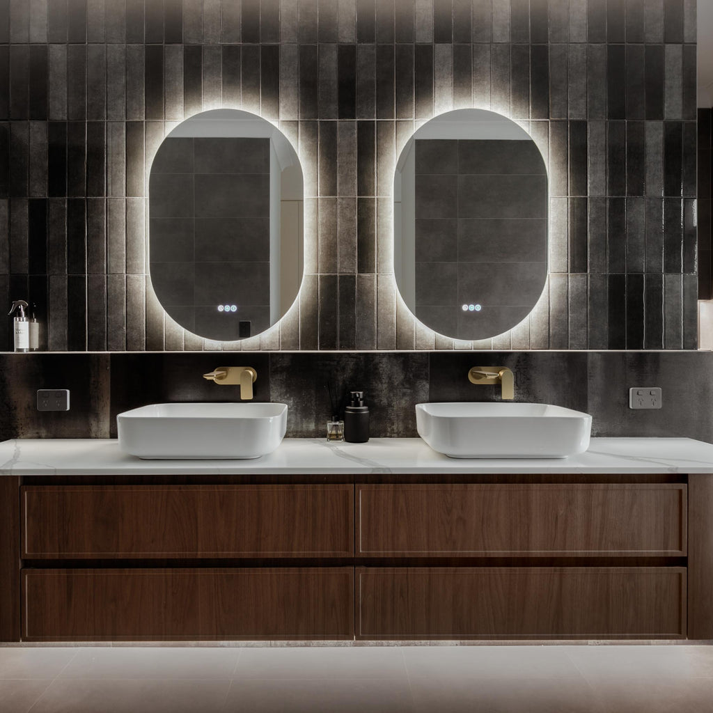 Riviera Oval | Elegant Smart LED Bathroom Mirror with Bluetooth Audio 5