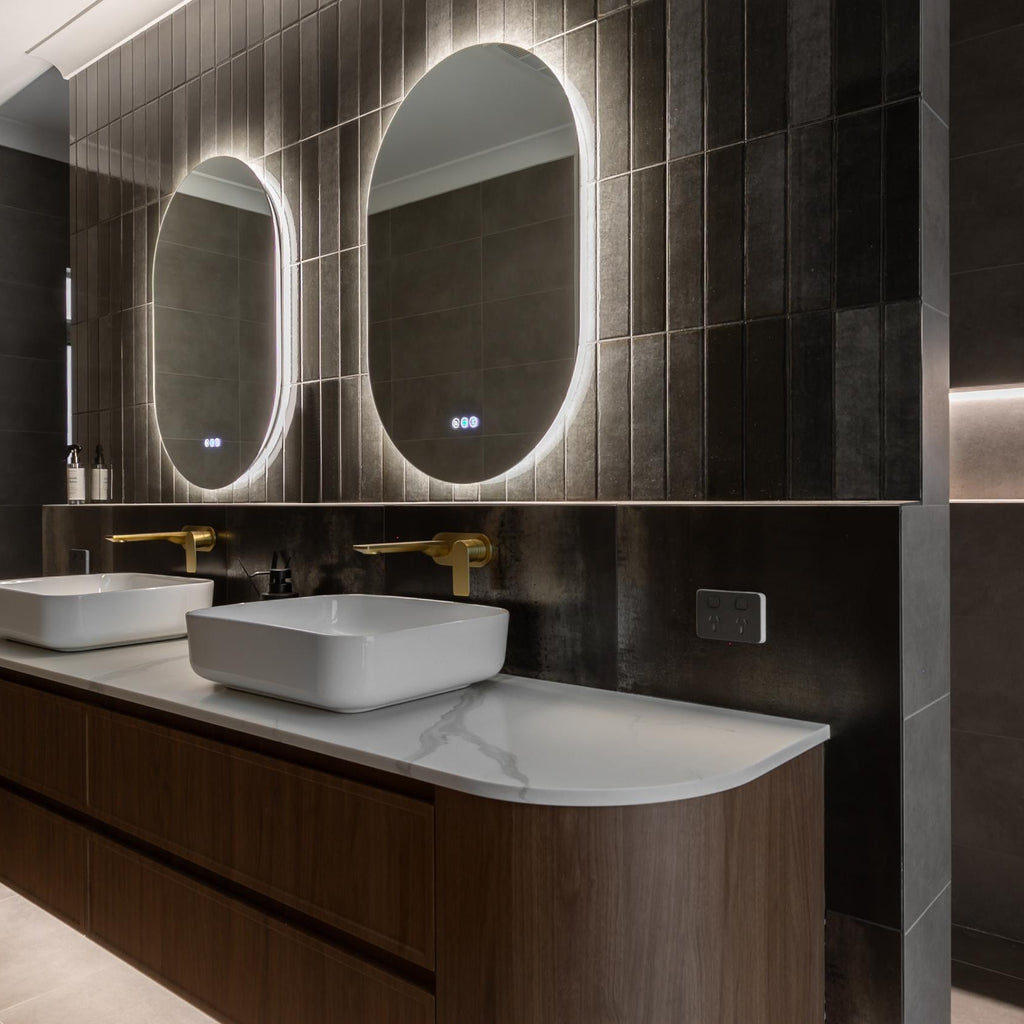 Riviera Oval | Elegant Smart LED Bathroom Mirror with Bluetooth Audio 6