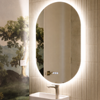 Riviera Oval | Elegant Smart LED Bathroom Mirror with Bluetooth Audio 7