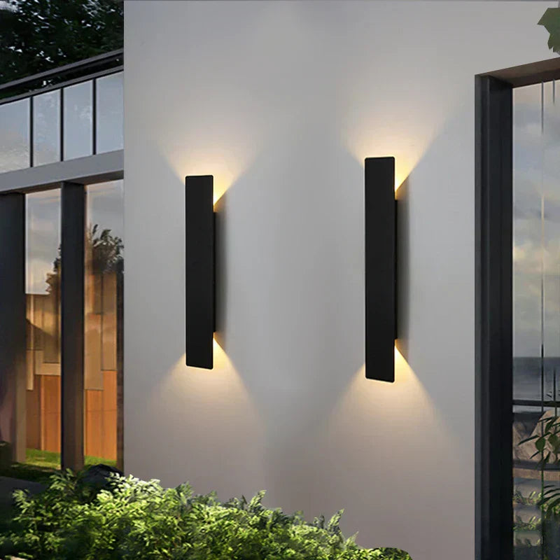 Milo Outdoor Wall Light | Modern Linear Design, Waterproof IP65